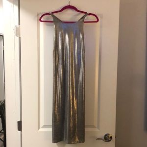 Silver Party Dress White House Black Market